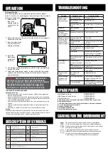 Preview for 6 page of Ozito PWB-2800 Instruction Manual