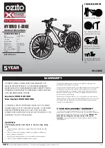 Ozito PXC-BIKE Instruction Manual preview