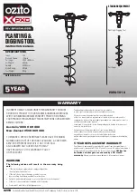 Preview for 1 page of Ozito PXC PXPDT-018 Instruction Manual