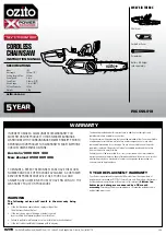 Ozito PXCCSS-018 Instruction Manual preview