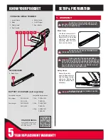 Preview for 2 page of Ozito PXCHTS-018 Instruction Manual