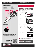 Предварительный просмотр 2 страницы Ozito PXCJBLS-018 Instruction Manual