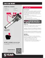 Предварительный просмотр 2 страницы Ozito PXCJBLS-018U Original Instructions Manual