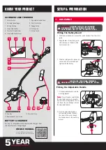 Preview for 2 page of Ozito PXCLTS-0182 Instruction Manual