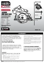 Preview for 1 page of Ozito PXCSS-165 Instruction Manual