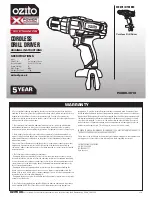 Ozito PXDDK-301U Original Instructions Manual preview