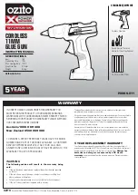 Ozito PXGGS-011 Instruction Manual preview