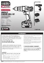 Preview for 1 page of Ozito PXHDK-350 Instruction Manual