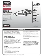 Ozito PXHVS-250 Instruction Manual предпросмотр