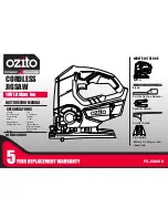 Ozito PXJSS-600 Instruction Manual preview