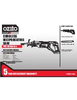 Ozito PXRSS-400 Instruction Manual preview