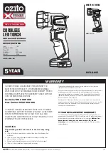 Preview for 1 page of Ozito PXTLS-905 Instruction Manual