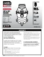 Ozito PXVWDS-1818 Instruction Manual предпросмотр