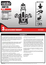 Preview for 1 page of Ozito ROU-5000U Original Instructions Manual