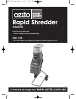 Ozito RSH-100 Instruction Manual preview