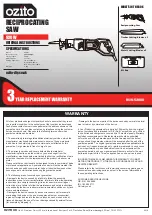 Ozito RSW-5200U Original Instructions Manual preview