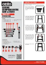 Preview for 1 page of Ozito SCMS-10STANDU Stand Assembly