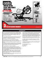 Ozito SCMS-2125U Original Instructions Manual предпросмотр