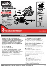 Ozito SCMS-8STAND Instruction Manual preview