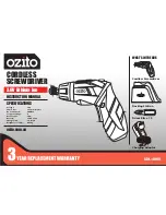 Ozito SDL-4000 Instruction Manual preview