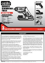 Ozito SDL-5000U Original Instructions Manual preview