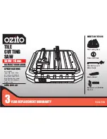 Ozito TCS-115 Instruction Manual preview