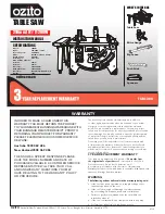 Preview for 1 page of Ozito TSB-1208 Instruction Manual