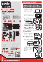 Ozito TSF-1211U Assembly Instructions preview