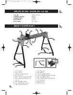 Предварительный просмотр 2 страницы Ozito UJC-860 Operation Manual