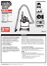 Preview for 1 page of Ozito VWD-1212 Instruction Manual