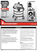 Предварительный просмотр 1 страницы Ozito VWD-1220PT Instruction Manual