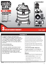 Ozito VWD-1225PT Instruction Manual предпросмотр