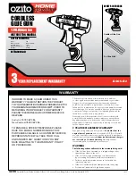 Ozito ZLGGS-012 Instruction Manual preview