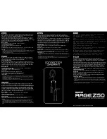 Preview for 2 page of Ozone Gaming Rage Z50 Quick Manual