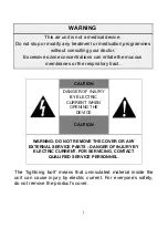 Preview for 2 page of ozone generators BLUE 7000 User Manual