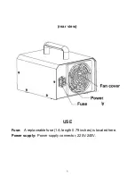 Preview for 6 page of ozone generators BLUE 7000 User Manual