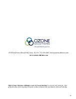 Preview for 20 page of Ozone Solutions Waterzone 100 Installation & Operation Manual