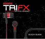 Предварительный просмотр 1 страницы Ozone TRIFX Quick Manual