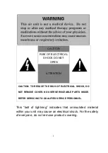 Preview for 2 page of ozonegenerator HE-160A Owner'S Manual