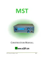 ozQRP MST400 Construction Manual preview