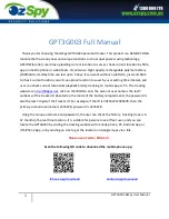 Preview for 1 page of OzSpy GPT3G003 Full Manual