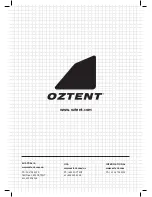 Preview for 32 page of OZTENT Foxwing 270 Awning Installation & User Manual