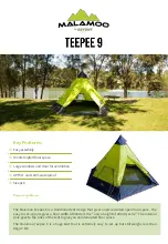 OZTENT Malamoo Teepee 9 Assembly Instructions preview