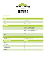 Preview for 3 page of OZTENT Malamoo Teepee 9 Assembly Instructions