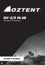 OZTENT ORV3PTELUA Owner'S Manual preview