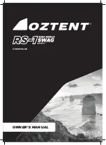 OZTENT OSR01SWLUB Owner'S Manual preview