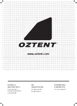 Preview for 12 page of OZTENT RV-3 Lite Owner'S Manual