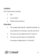 Предварительный просмотр 14 страницы OZtrail CAM-H016-F Owner'S Manual