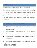 Предварительный просмотр 3 страницы OZtrail CAM-H08-F Owner'S Manual