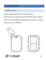 Предварительный просмотр 10 страницы OZtrail CAM-H08-F Owner'S Manual